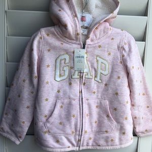 babyGap Logo Sherpa-Lined Hoodie